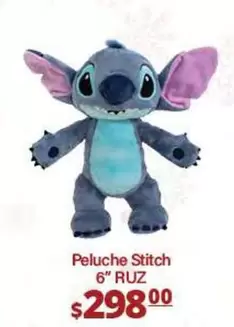 Oferta de Peluche Stitch 6" por $298 en La Comer