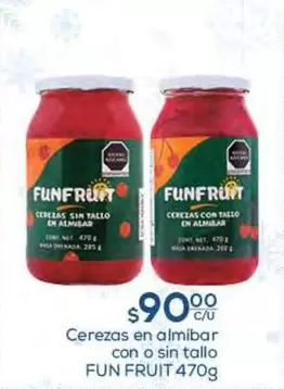 Oferta de Fun - Cerezas En Almibar Con O Sin Tallo por $90 en Fresko