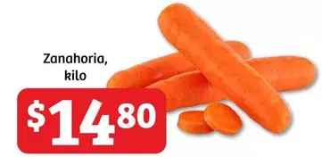 Oferta de Zanahoria por $14.8 en Soriana Híper