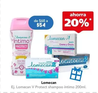 Oferta de Lomecan - V Protect Shampoo Íntimo por $54 en Farmacia San Pablo