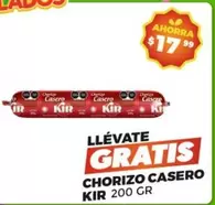 Oferta de Kir - Chorizo Casero por $17.99 en Merco