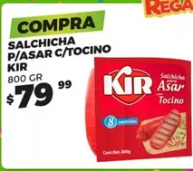 Oferta de Kir - Salchicha P/Asar C/Tocino por $79.99 en Merco