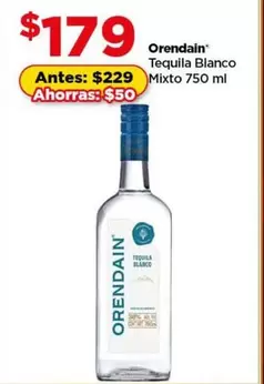 Oferta de Orendain - Tequila Blanco Mixto por $179 en Bodega Aurrera