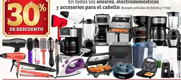 Oferta de T-fal - En Todos Los Enseres, Electrodomesticos Y Accesorios Para El Cabello en Soriana Híper