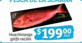 Oferta de Huachinango Golfo Racion por $199 en Soriana Híper