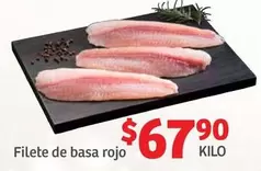 Oferta de Basa - Filete De  Rojo por $67.9 en Soriana Híper