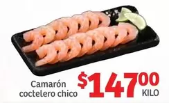 Oferta de Camaron Coctelero Chico por $147 en Soriana Híper