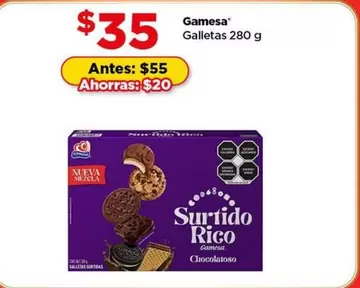 Oferta de Gamesa - por $35 en Bodega Aurrera