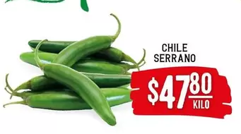 Oferta de Serrano - Chile por $47.8 en Soriana Híper