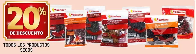 Oferta de Soriana - Todos Los Proguctos Secos en Soriana Híper