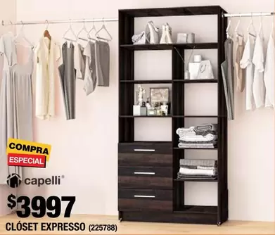 Oferta de Capelli - Clóset Expresso por $3997 en The Home Depot