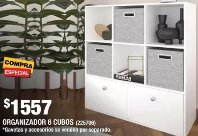 Oferta de Organizador 6 Cubos por $1557 en The Home Depot