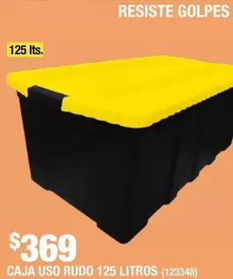 Oferta de Caja Uso Rudo 125 Litros por $369 en The Home Depot