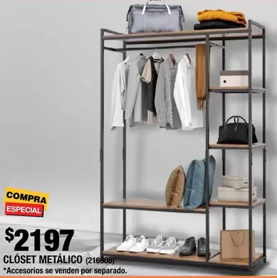 Oferta de Closet Metalico por $2197 en The Home Depot