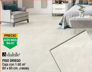 Oferta de Daltile - Piso Griego en The Home Depot