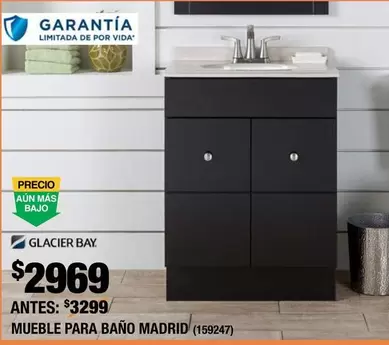 Oferta de Glacier Bay - Mueble Para Baño Madrid por $2969 en The Home Depot