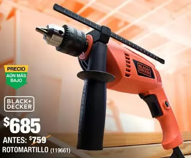 Oferta de Black And Decker - Rotomartillo por $685 en The Home Depot