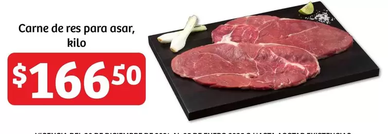 Oferta de Carne De Res Para Asar, Rillo por $166.5 en Soriana Híper