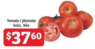 Oferta de Tomate / Jitomate Bola por $37.6 en Soriana Híper