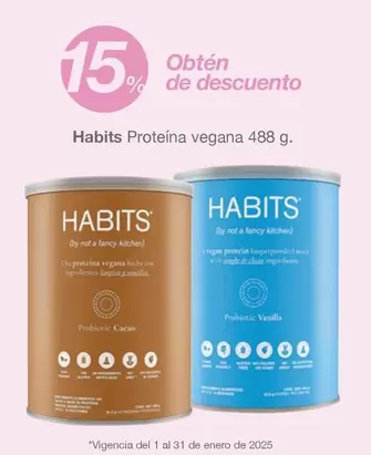 Oferta de Fancy - Habitat Proteína Vegana en Soriana Mercado