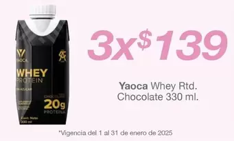 Oferta de Yhockey Rtd. Chocolate por $139 en Soriana Mercado