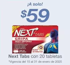 Oferta de Solo - Tabs Con 20 Tabletas por $59 en Soriana Mercado