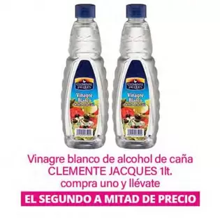 Oferta de Clemente Jacques - Vinagre Blanco De Alcohol De Caña en La Comer