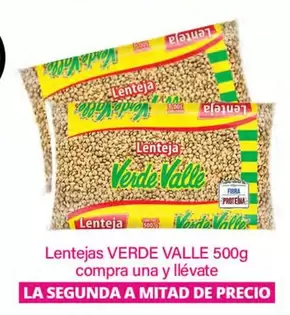 Oferta de Verde Valle - Lentejas en La Comer