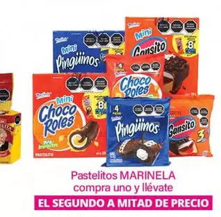 Oferta de Marinela - Pastelitos en La Comer