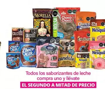 Oferta de Saborizantes De Leche en La Comer