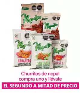 Oferta de Churritos De Nopal en La Comer