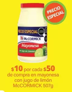 Oferta de McCormick -  De Compra En Mayonesa Con Jugo De Limón en La Comer