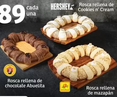 Oferta de Abuelita - Rosca Rellena De Chocolate por $8.89 en Soriana Híper