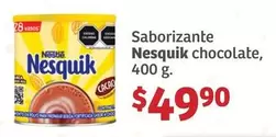 Oferta de Nestlé - Saborizante Nesquik Chocolate por $49.9 en Soriana Híper