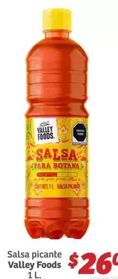 Oferta de Vileda - Salsa Picante Valley Foods por $269 en Soriana Híper