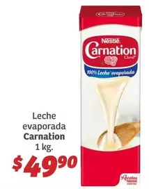 Oferta de Nestlé - Leche Evaporada Carnation por $49.9 en Soriana Híper