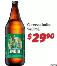 Oferta de Indio - Cerveza por $29.9 en Soriana Híper