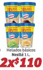 Oferta de MAS - Helados Básicos por $110 en Soriana Híper