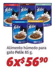 Oferta de Felix - Alimento Húmedo Para Gato por $56.9 en Soriana Híper