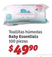 Oferta de Baby  - Toallitas Humedas Essentials por $49.9 en Soriana Híper