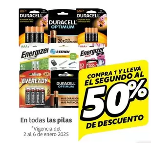 Oferta de Duracell - En Todas Las Pilas en Soriana Híper