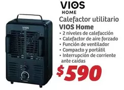 Oferta de Vios -  Home Calefactor Utilitario por $590 en Soriana Híper