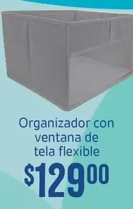 Oferta de Organizador Con Ventana De Tela Flexible por $129 en Soriana Híper