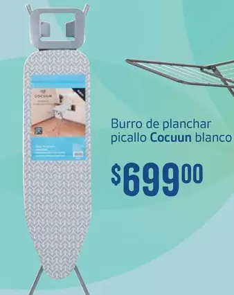 Oferta de Burro De Planchar Picallo Blanco por $699 en Soriana Híper