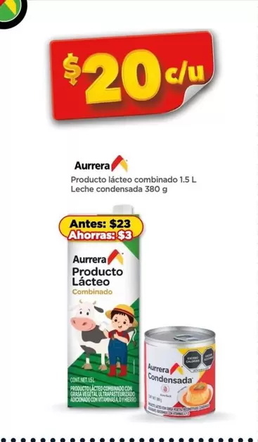 Oferta de Aurrera - Producto Leche Condensado por $20 en Bodega Aurrera