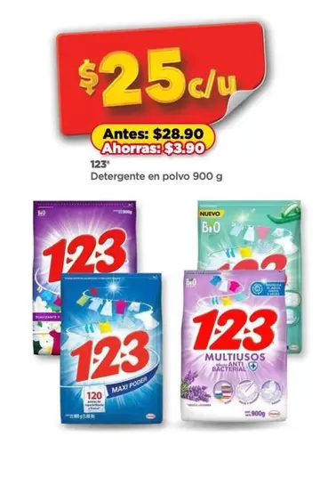 Oferta de 123 - Detergente En Polvo por $123 en Bodega Aurrera