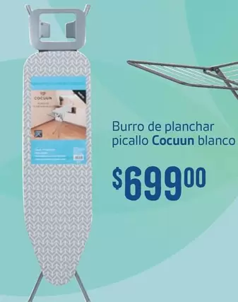 Oferta de Burro De Planchar Picallo Blanco por $699 en Soriana Híper