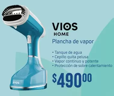 Oferta de Vios - Plancha De Vapor por $490 en Soriana Híper