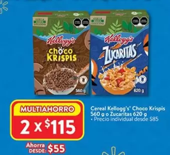 Oferta de Kellogg's - Choco Krispis por $115 en Walmart