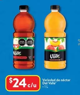 Oferta de Del Valle - Variedad De Néctar por $24 en Walmart